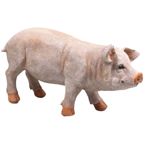 Farmwood Animals - Cochon debout en résine Adulte