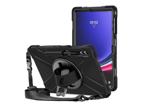 DLH - Coque de protection pour tablette - avec emplacement pour stylet - pour Samsung Galaxy Tab S9 FE+, Tab S9+