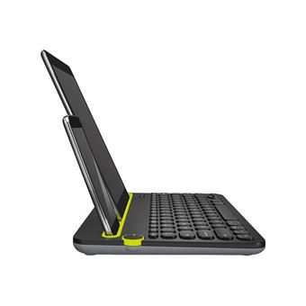 Logitech Multi-Device K480 - Tastatur - kabellos - Bluetooth - Französisch - Schwarz - 1