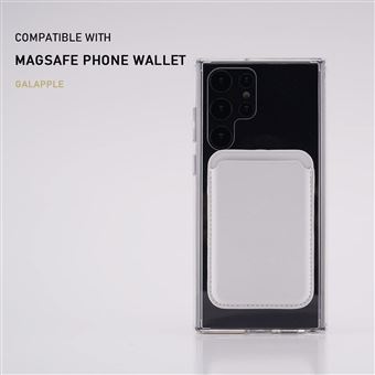 Étui de téléphone transparent compatible avec le chargeur Magsafe