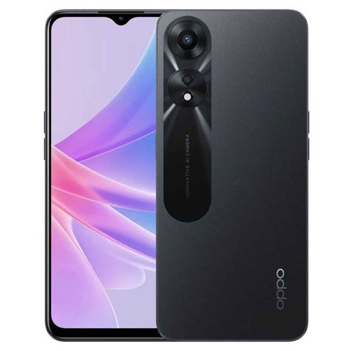 Smartphone Oppo A78 5G 8 Go 128 Go Noir NFC Charge rapide SuperVOOC 33W Écran LCD 6.56 HD+