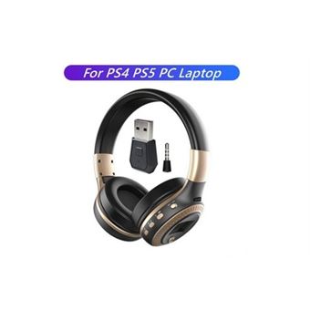 Écouteurs or sans fil bluetooth stéréo hi-fi suppression du bruit avec microphone - 1
