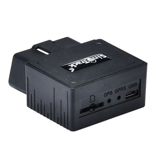 Non Communiqué Tracker Gps Avec Branchement Sur Prise Obd Pour Voiture