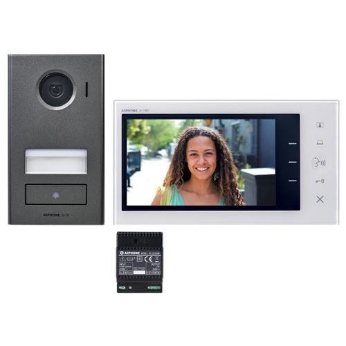 Non Communiqué Blanc Interphone Vidéo Couleur Antivandales Saillie 2 Fils Intégral - Aiphone - 130440