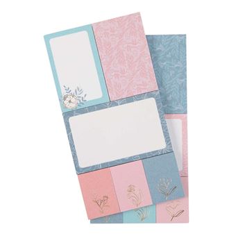 12 Blocs De Sticky Notes - Pastel, Floral - Draeger Paris