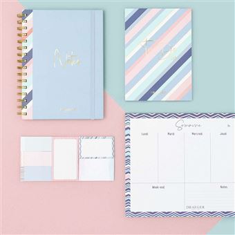 12 Blocs De Sticky Notes - Pastel, Floral - Draeger Paris