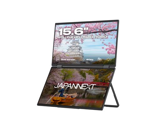 Écran PC JAPANNEXT JN-DMD-IPS156F 2x15,6" Full HD IPS G-Sync FreeSync USB-C HDMI - Image 4