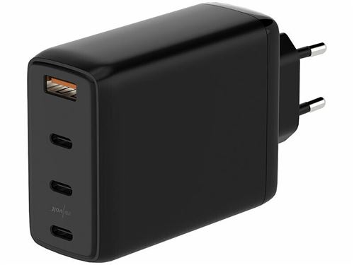 Revolt : Chargeur secteur GaN 4 ports USB-A / USB-C 120 W - noir