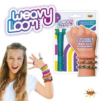 Splash Toys bandes de métiers à tisser Filles lourdes caoutchouc violet 200 pièces