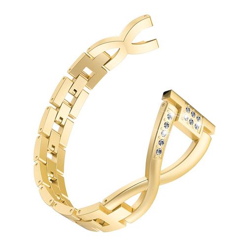 En alliage de luxe en cristal en acier inoxydable Bracelet Bracelet bande pour Fitbit versa