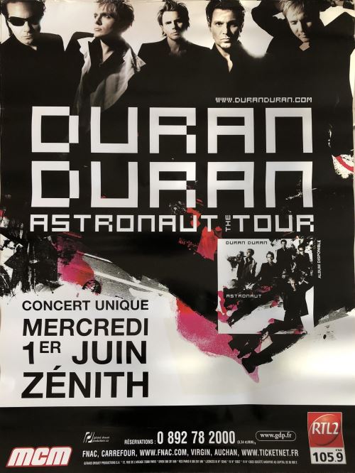 DURAN DURAN - Astronaut Tour 2005 - AFFICHE