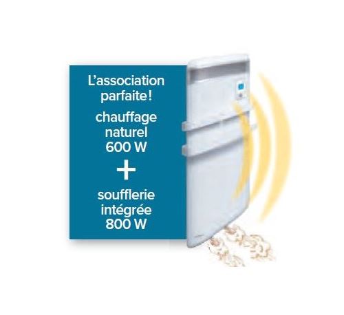 Seche Serviettes Electrique Compact Aurore 2 1400w Blanc