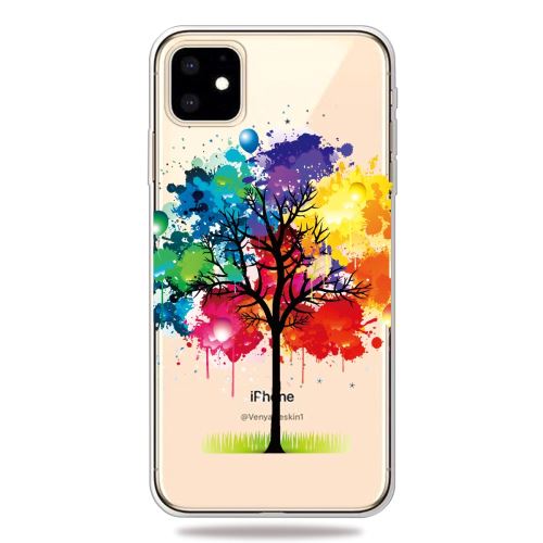 Coque en TPU impression de motifs clair arbre pour votre Apple iPhone XR 6.1 pouces (2019)