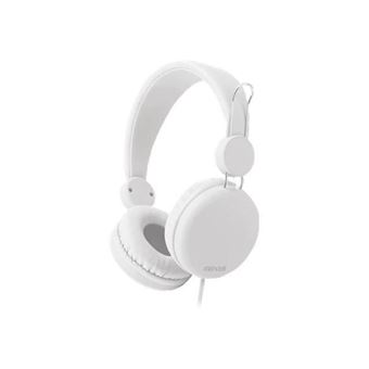Maxell Spectrum Headphones HP - Écouteurs avec micro - circum-aural - filaire - jack 3,5mm - blanc - 1