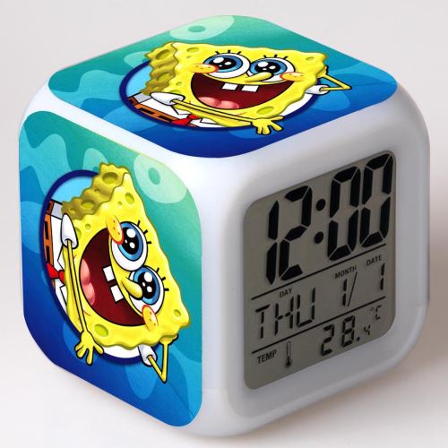 Stack - Réveil Enfant LED Spongebob SquarePants - Multifonction - Image 2