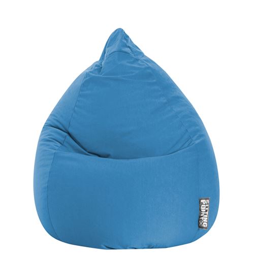 Pouf Easy XL bleu moyen