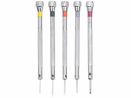Set de 5 tournevis d'horloger