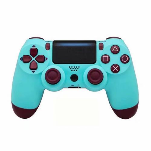Manette sans fil compatible pour Playstation 4 - Berry Blue