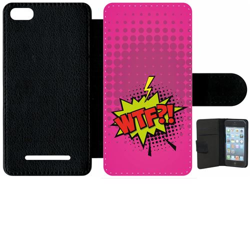 Étui Porte Feuille Xiaomi Mi 4c Wtf Fond Rose