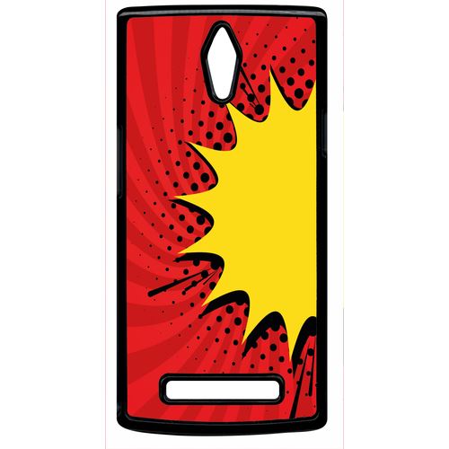 Coque Oppo Find 7 Fond Comics Rouge