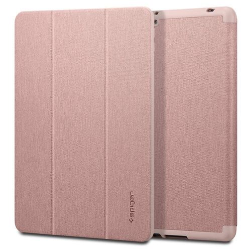 Spigen Urban Fit - Étui à rabat pour tablette - tissu, polyuréthanne thermoplastique (TPU) - rose gold - 10.2 - pour Apple 10.2-inch iPad (7ème génération)