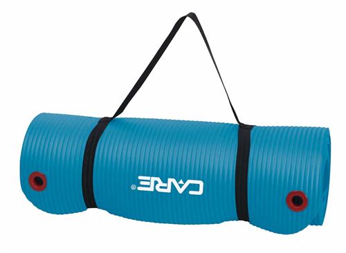 Care Fitness tapis d'exercice 183 x 61 cm 1,5 cm bleu
