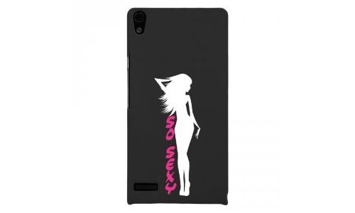 Coque rigide pour Huawei Ascend P6 avec impression Motifs So Sexy blanche