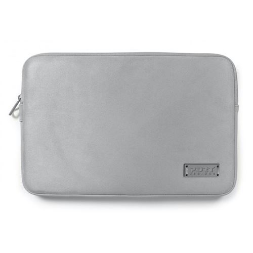 port milano 13 macbook silver noir