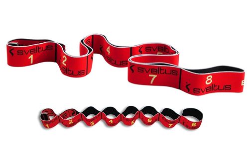 Sveltus Elastiband 10 kg 90 cm rouge