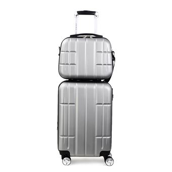 Lot De Valise Cabine Rigide Extensible 55cm Vanity Lys Set De