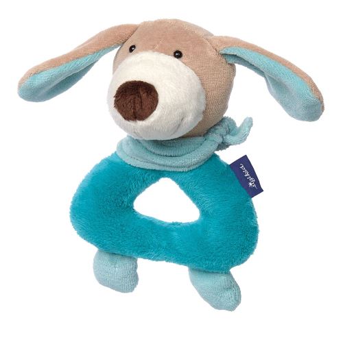sigikid, Garçon, Hochet, Chien, Blue Collection, Bleu, 41856