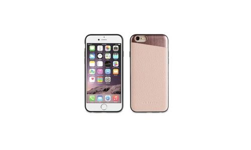 So Seven Metallic Coque Pu + Metal Or Rose Apple Iphone 7
