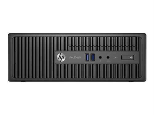 HP ProDesk 400 G3 - SFF Core i3 6100 - RAM 4 Go - SSD 128 Go - DVD SuperMulti - HD Graphics 530 - Gigabit Ethernet - Win 7 Pro 64 bits (comprend Licen