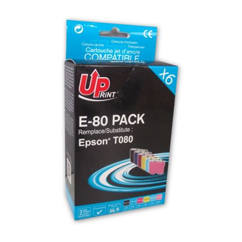 Pack UPrint compatible EPSON T0807 6 cartouches Neuf - vue 3