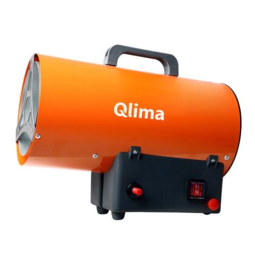 Qlima générateur Air Chaud à moteur à gaz 10 kW Chauffage entrepot gfa1010