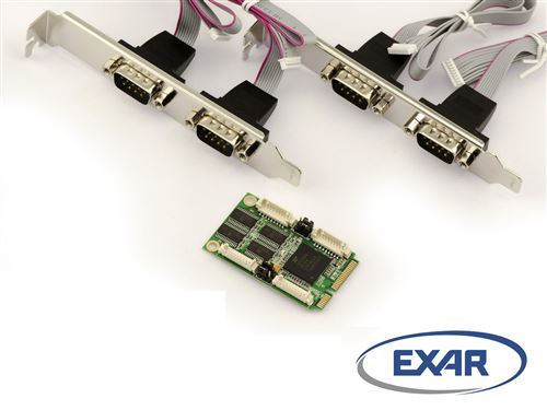 Carte MiniPCIe RS232 4 PORTS 4 ports COM - EXAR 17V354