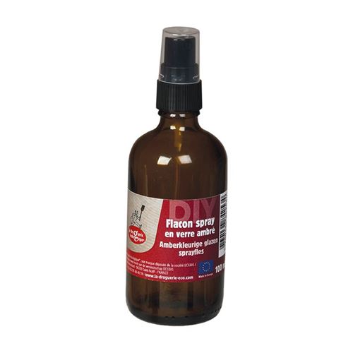 Flacon spray - Verre ambré - 100 ml - La Droguerie Ecologique