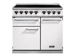 Falcon 1000 Deluxe - Cuisinière (four à deux étages) - pose libre - largeur : 99 cm - profondeur : 60 cm - hauteur : 91.2 cm - classe A - blanc neige