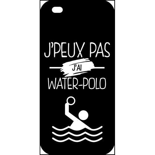 Coque apple iphone 5 5s j peux pas j ai water polo 2