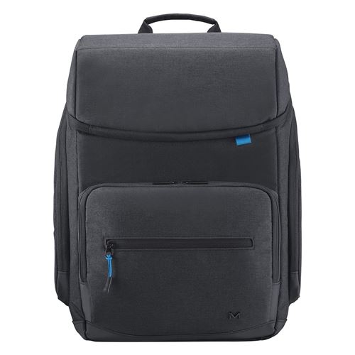 Mobilis Sac à Dos UP pour Ordinateur Portable 14-16, Sac à Dos de Travail/Voyage/Affaires, Matière Déperlante - Noir