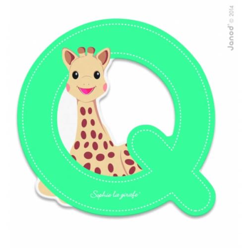 Lettre q sophie la girafe - janod