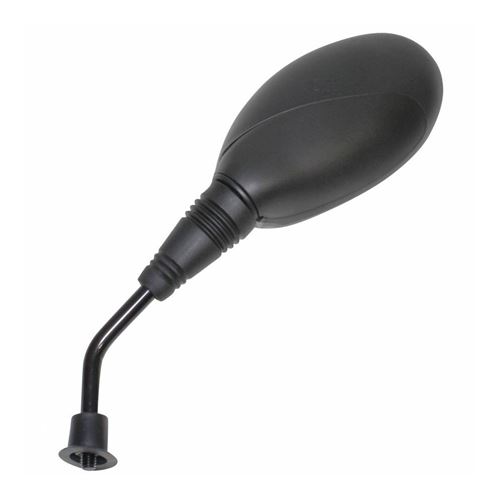 Retroviseur adaptable piaggio 50 zip 2010+ noir gauche (homologue) -p2r-