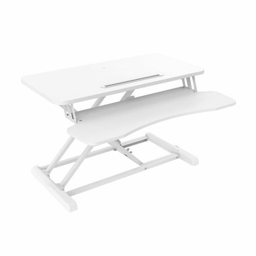 v7 - mounts and stands sit-stand essential workstation white ergonomic