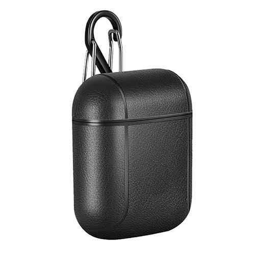 pour Écouteurs D'Apple en Cuir Airpod Chargeur Coque de Protection avec Mousqueton Ejpj075
