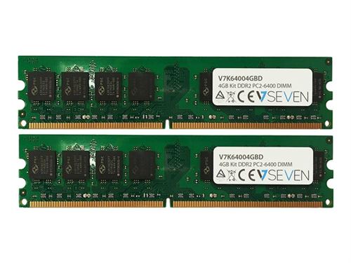 V7 V7K64004GBD V7 4GB DDR2 PC2_6400 _ 800MHZ DIMM Module de mémoire _ V7K64004GBD