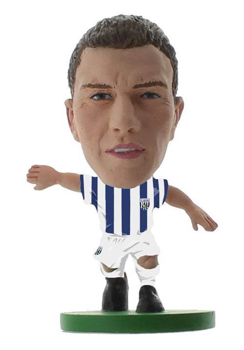 SOCCERSTARZ Soc716 Classique West Brom Craig Gardner Home Kit