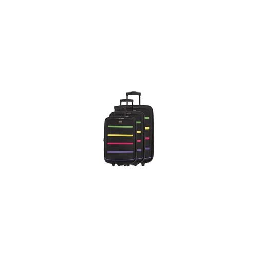 FRANCE BAG - Set de 3 valises xtensibles 2 roues polyester