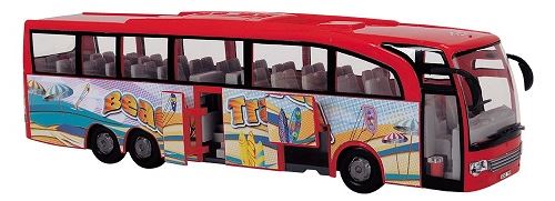 Bus de tourisme rouge à friction 1/43ème - re.203745005a