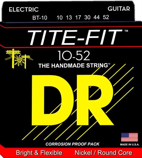 DR Tite Fit Big-Heavy BT10 10-52 - Jeu de cordes guitare électrique
