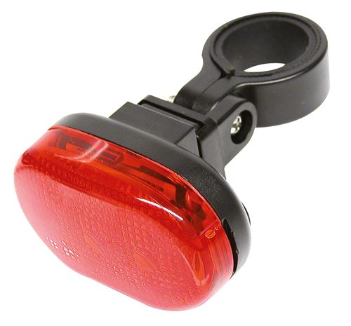 Dresco feu arrière 3 piles LED rouge/noir